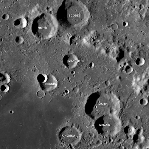 best Challenger Craters on the Moon Credits: NASA