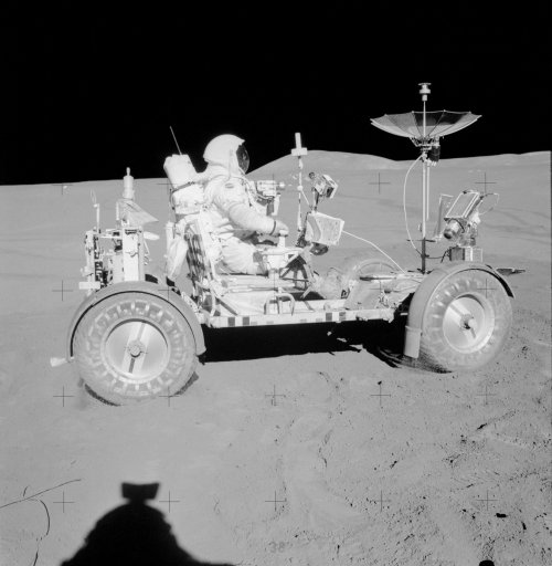 Apollo 15 Mission Image - View of the Apollo Lunar Surface Experiments Package (ALSEP)  Credits : NASA