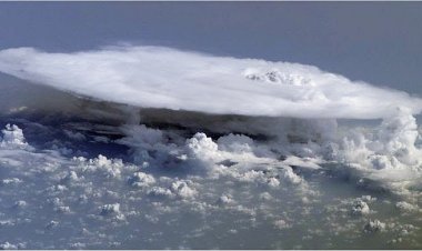धरती का आश्चर्य सुपर-कोल्ड थंडरस्टॉर्म / जिसमे तापमान  का अपना रिकॉर्ड तोड दिया।।