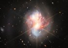 Merging of two galaxies 270 million light-years away,