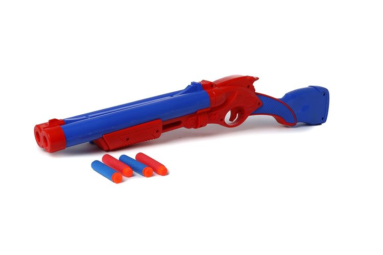 Toyzone Superman Double Barrel Shotgun: बच्चों और बड़ों के लिए सेफ, पावरफुल और सुपरहीरो स्टाइल फोम ब्लास्टर